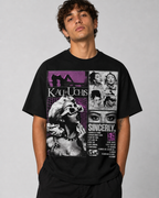 Camiseta Negra Kali Uchis 100% Algodón Estampado DTF