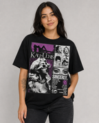 Camiseta Negra Kali Uchis 100% Algodón Estampado DTF