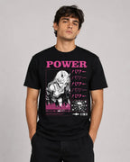 Camiseta Power Chainsaw Man Negra 100% Algodón Normal