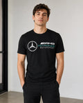 Camiseta Mercedes Amg Petronas Motorsport Negra Unisex F1