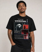 Camiseta The Weeknd Negra Unisex Starboy Dawn Fm Xo Algodón