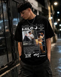 Camiseta Hombre Ropa Urbana Trap Streetwear Milo J Algodón