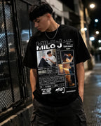 Camiseta Hombre Ropa Urbana Trap Streetwear Milo J Algodón