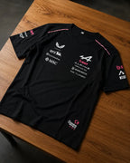 Camiseta Alpine Bwt F1 Team Negra Unisex Sponsors Formula 1