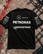 Camiseta Formula 1 Ferrari Mercedes Amg Petronas Negra Unise