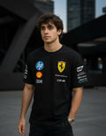 Camiseta Formula 1 Ferrari Mercedes Amg Petronas Negra Unise