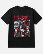 Camiseta Muzan Demon Slayer Negra 100% Algodón Unisex Ii