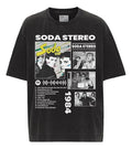 Camiseta Soda Stereo Negra Unisex Album 1984  Rock Español