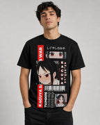 Camiseta Kaguya Negra Unisex Anime Love Is War