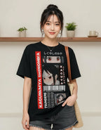 Camiseta Kaguya Negra Unisex Anime Love Is War