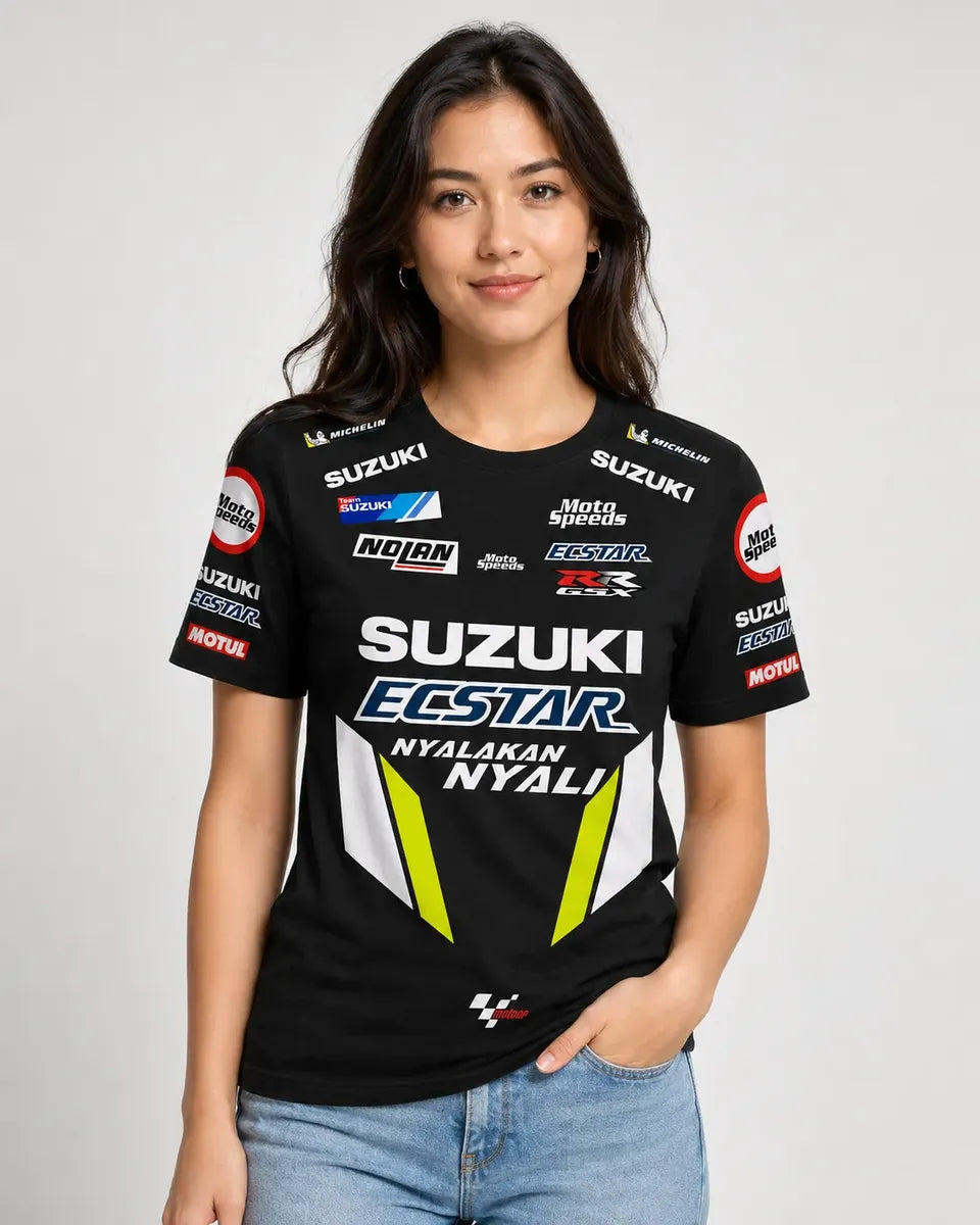 Camiseta Motera Szk 100% Algodón