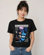 Camiseta Solo Leveling Negra 100% Algodón Corte Normal