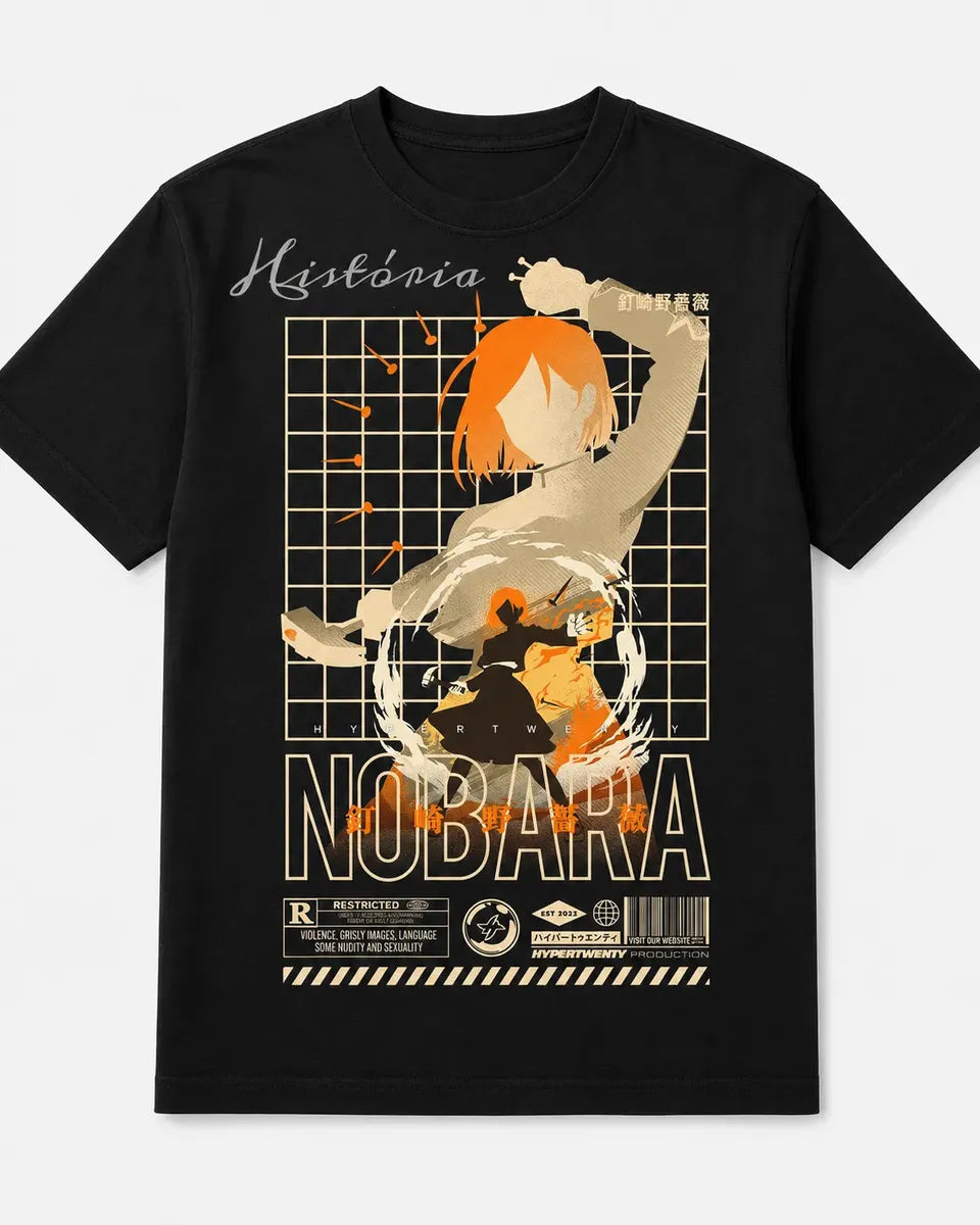 Camiseta Anime Nobara Kugisaki Historia Jujutsu Kaisen Jjk