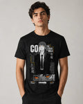 Camiseta Anime Control Devil Chainsaw Negra Algodón Normal