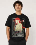 Camiseta Makima Devil Hunter Chainsaw Negra Algodón