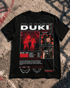 Camiseta Duki Negra Unisex Cuello R A.d.a Tour 2024 Modo Dia