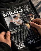 Camiseta Hombre Ropa Urbana Trap Streetwear Milo J Algodón