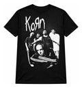 Camiseta Korn Negra Unisex Banda Nu Metal Rock Alternativo F