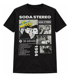 Camiseta Soda Stereo Negra Unisex Album 1984  Rock Español