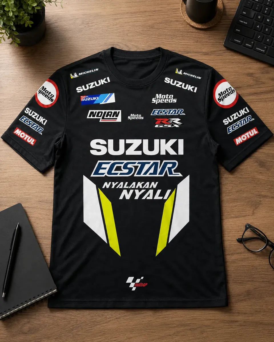 Camiseta Motera Szk 100% Algodón