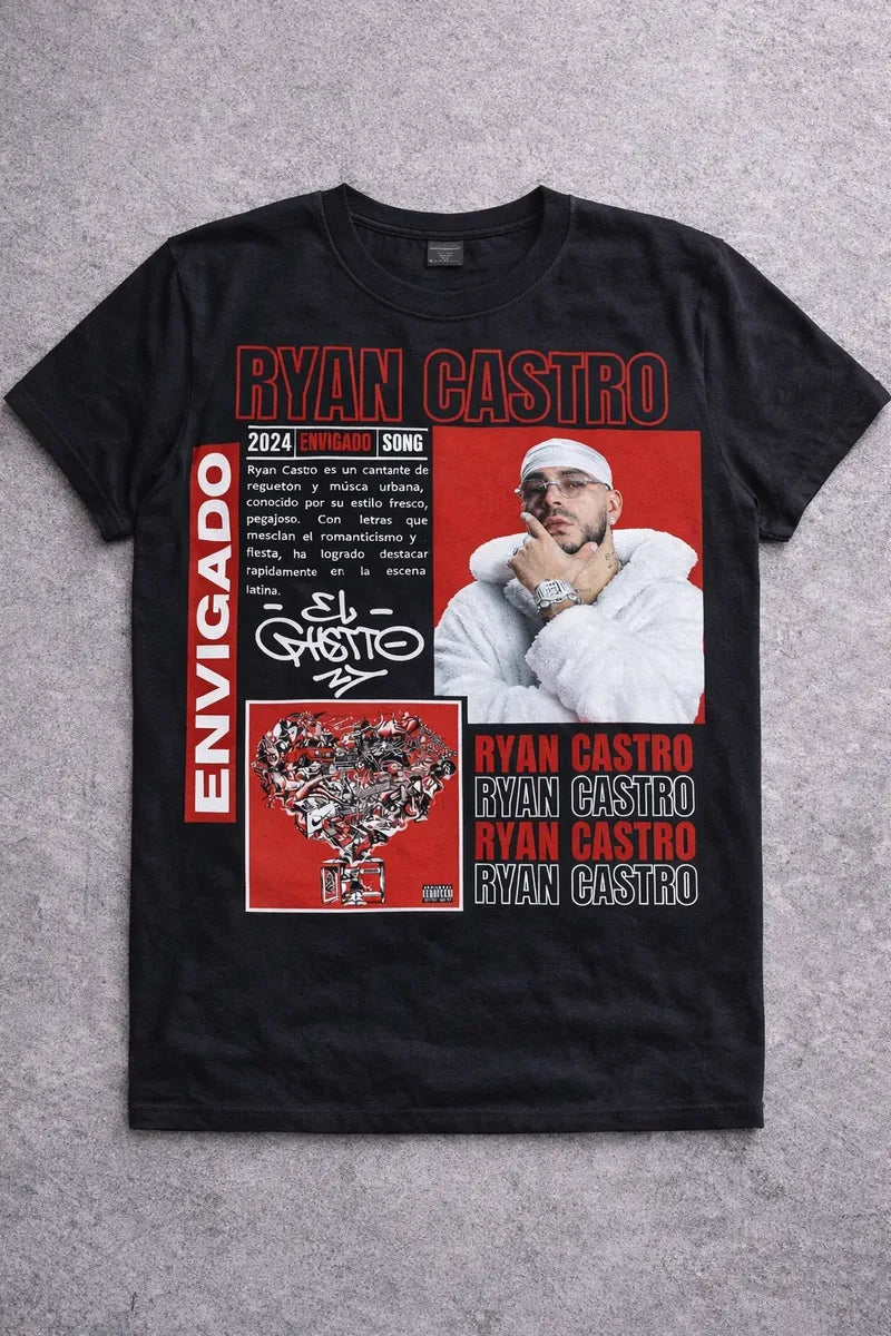 Camiseta Ryan Castro Envigado Negra Ajuste Normal