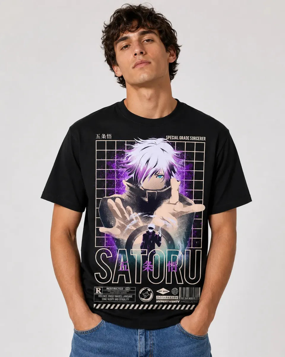 Camiseta Gojo Satoru Special Grade Sorcerer Jujutsu Kaisen