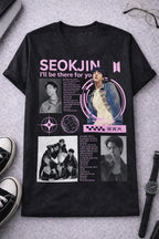 Camiseta Jin Seokjin Bts Negra Unisex Ill Be There Kpop Army