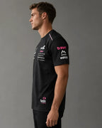 Camiseta Alpine Bwt F1 Team Negra Unisex Sponsors Formula 1