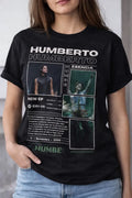 Camiseta Humbe Negra Unisex Esencia New Ep Pop Latino Algodó