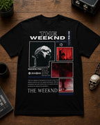 Camiseta The Weeknd Negra Unisex Starboy Dawn Fm Xo Algodón