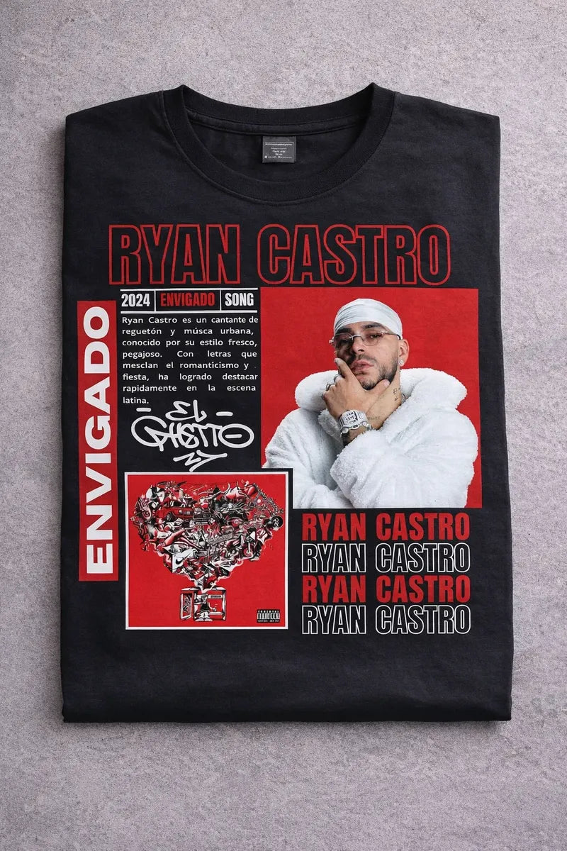 Camiseta Ryan Castro Envigado Negra Ajuste Normal