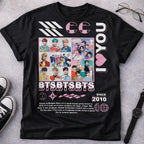 Camiseta Bts Negra Unisex Bangtan Boys Since 2010 Kpop Army