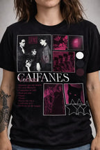 Camiseta Caifanes Negra Unisex Volumen Rock Mexicano Algodón