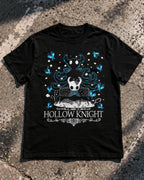 Camiseta Hollow Knight Negra Unisex Manga Corta Algodón Game