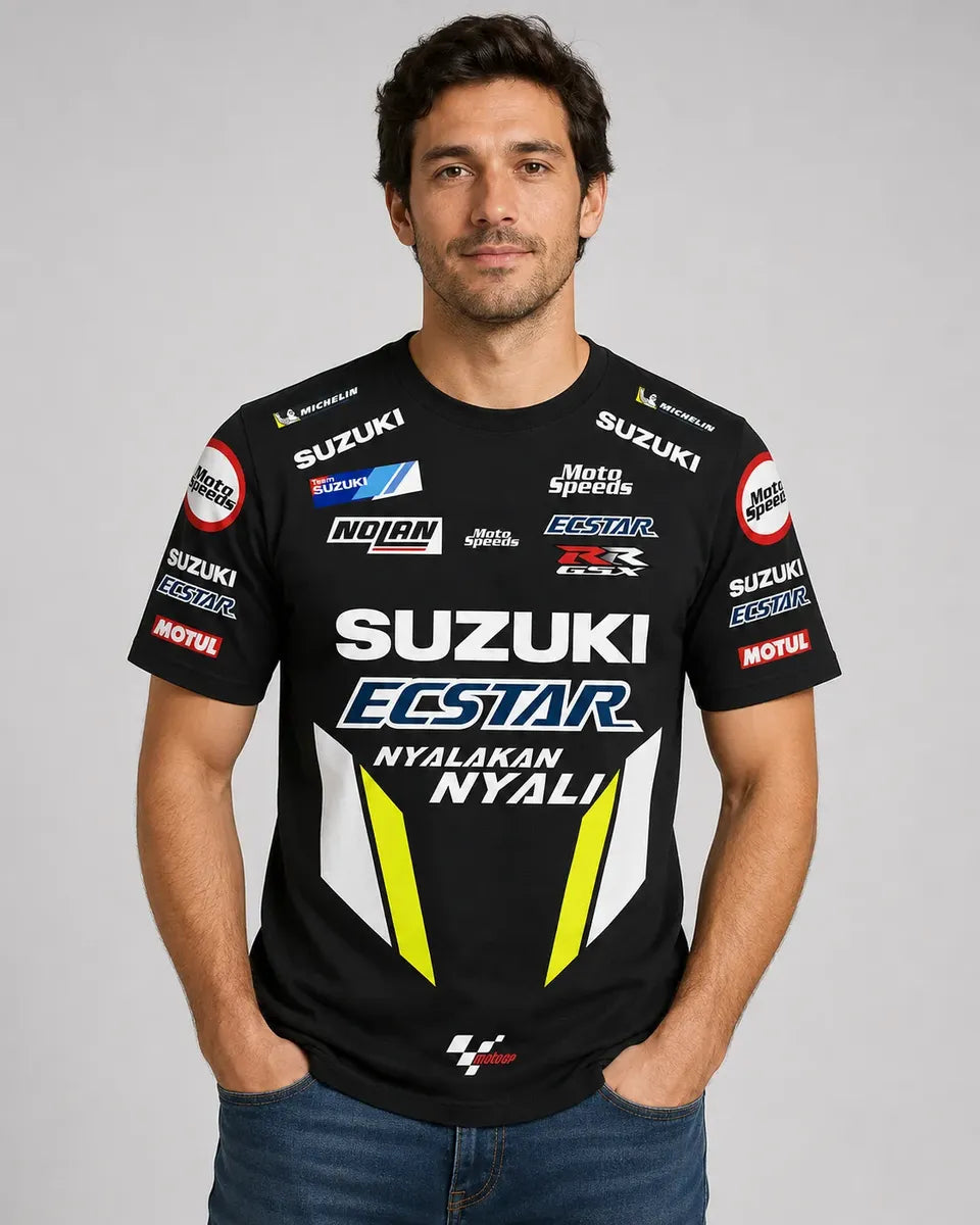 Camiseta Motera Szk 100% Algodón